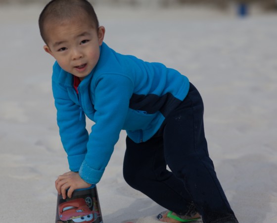 兄弟俩在Panama City Beach